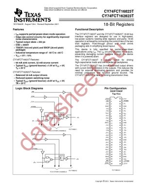 74FCT16823CTPACTG4 datasheet  